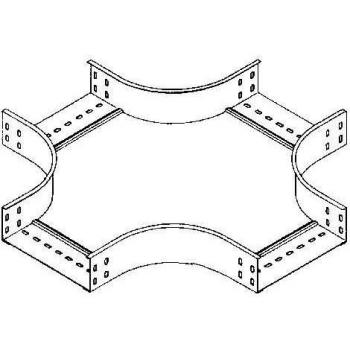 Niedax Leitungsführung RKS60.200 Kreuzstück 60x202 mm – 6 cm Seitenholmenbandverz