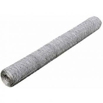 Grillage à Mailles Hexagonales 1x25 m en Acier Galvanisé