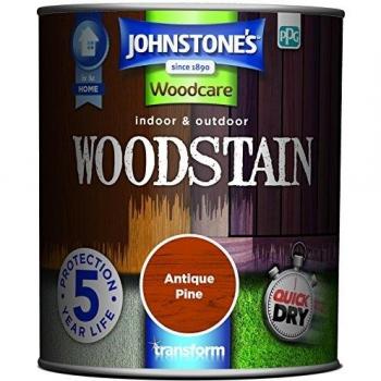 Johnstone's Wood Stain, Antique Pine (Indoor and Outdoor Use), 750ml