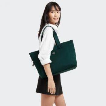 Kipling burdeos: bolso de hombro femenino de gran capacidad