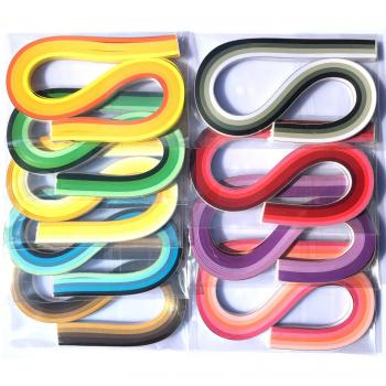 Mixed Color 3MM Quilling Paper Strips (39cm Length) for DIY Card Making