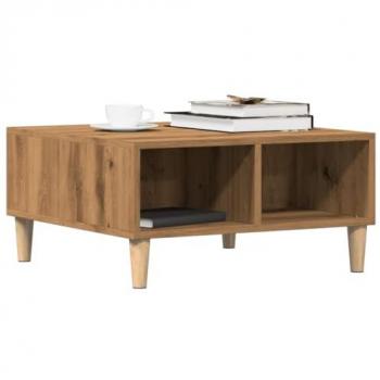 VidaXL Coffee Table Artisan Oak 60x60x30 cm Engineered Wood
