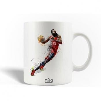 Keramische mok NBA James Harden voor basketbalfans