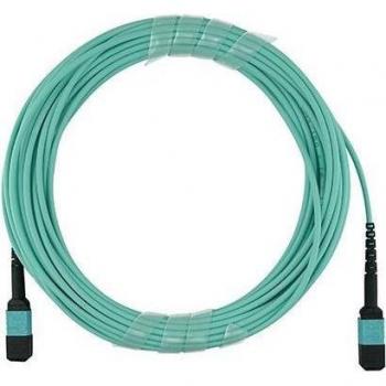 Cavo Fibra Ottica 40 Metri MPO-MPO OM3 Colore Acqua