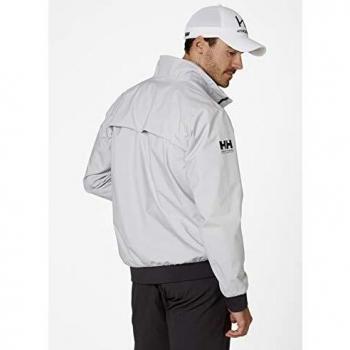 Helly Hansen Men's Hp Code Zero Wind Jacket in Grey Fog, Size XXL