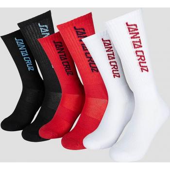 Pack de 3 Chaussettes Santa Cruz à motifs