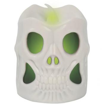 Guirca Vela Calavera LED 6 cm