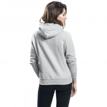 Disney Alice in Wonderland Hooded Sweatshirt - Cheshire Cat - I'm Not Crazy - Women's - Mottled Grey - S to XXL