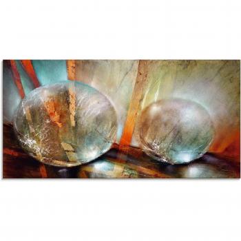 Artland Glasbild Lichtfänger Naturfarben, Querformat