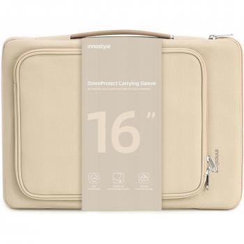Beżowa torba na laptopa Innostyle 16 Wodoodporna Omniprotect