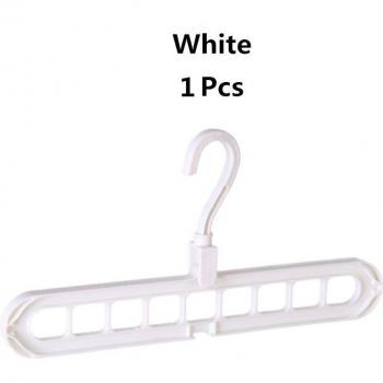 2PCS Multifunctional Magic Multi-Port Plastic Clothes Drying Rack Hangers