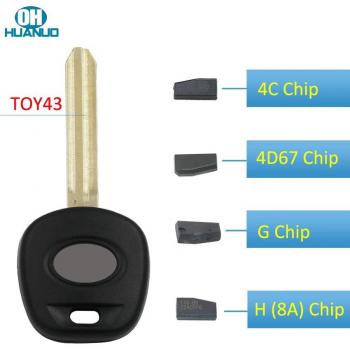 Toyota Transponder Key Fob Shell for Corolla Yaris Avensis ID4C 4D67G