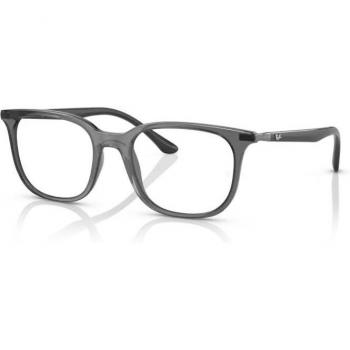 Ray-Ban Lunettes de vue Unisexes RX7211 8205 Plastique Gris Transparent