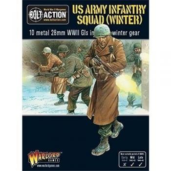 Groupe d'Infanterie US en Tenue Hivernale - 28mm Bolt Action