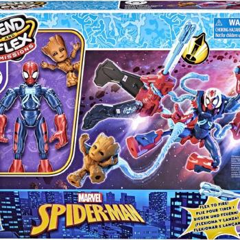 Marvel Spider-Man Bend and Flex Space Mission Action Figure