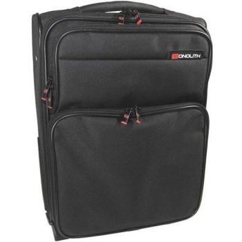 Monolith Wheeled Overnight Laptop Case wRemovable Case Black 1329