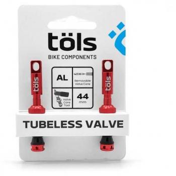 Válvula Tubeless de Aluminio Presta 44 mm TÖLS