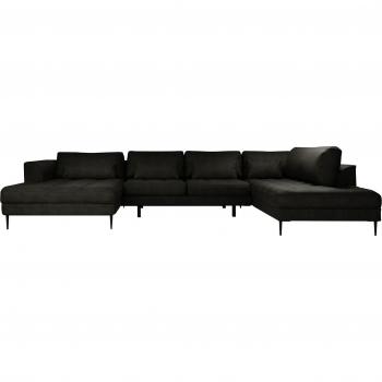 Gemütliches Designsofa »Luzi« von TRENDMANUFAKTUR mit Metallfüßen