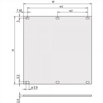 Schroff Pannello Frontale 30807776