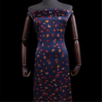 Robe Charmeuse Satin Soie Élégance Floral