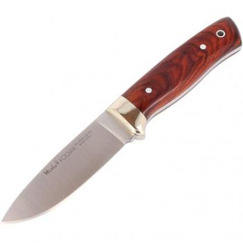 Cuchillo Muela Kodiak KODIAK-10CO, 21 cm, enterizo, cachas de cocobolo, virola de alpaca + tarjeta multiusos