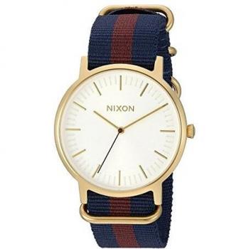 Unisex Nixon Quarz Uhr mit Stoffarmband, Modell A1059