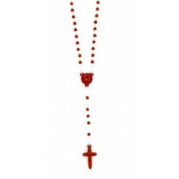 Rosario Moderno Legno 4mm Madonna Orante