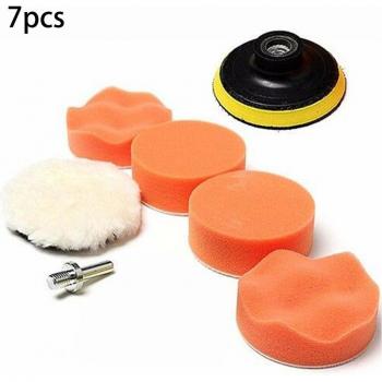 Tampons de polissage à la cire orange 7 pièces