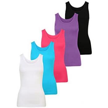 PETITE FLEUR Unterhemd, 5 Stück für Damen - 50