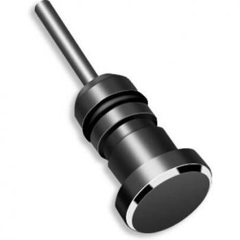 Universal 3,5 mm Metall‑Jack‑Adapter mit Staubschutz, Kopfhörer‑Einsteckstelle und SIM‑Schlitz