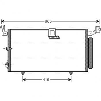 Condensatore per climatizzazione AVA COOLING TO5384D
