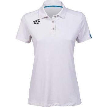 Arena Team Line Damen Funktions-Polo-Shirt M weiß