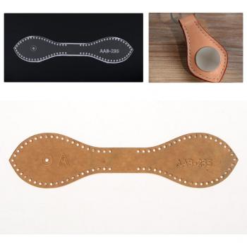 Handmade Leather Keychain Pattern