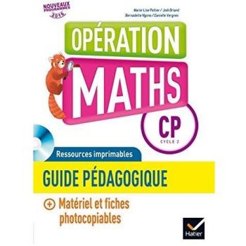 Opération Maths CP éd. 2016 - Guide pédagogique + CD Rom