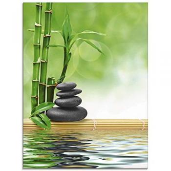 Artland Glasbild »Spa Zen Steine«