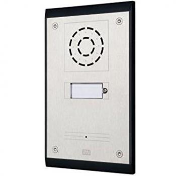 2N Telecommunications 9153101 sistema de comunicación de puerta - Telefonillo (115 x 39 x 193 mm, Negro, Plata)