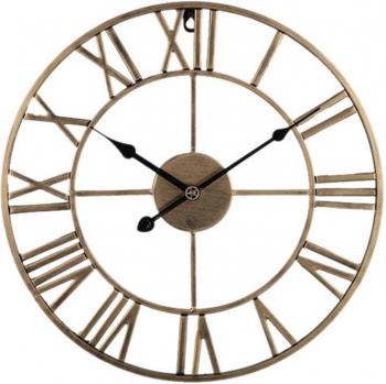 Silent Quartz Roman Numerals Wall Clock