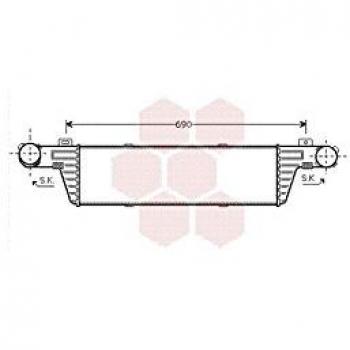 VAN WEZEL Intercooler 30004296