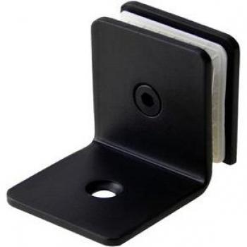 Pince Murale Inox Noir – Clip Fixation Douche