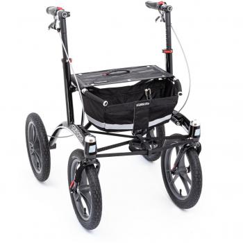 Walker 14er Gr. M/L – Rutschfeste Rollen, Schwarz/Grün
