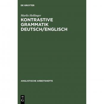 Hellinger, Marlis: Kontrastive Grammatik Deutsch/Englisch