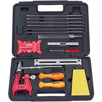 Kit d'outils complet d'entretien et d'affûtage pour tronçonneuse Oregon 601981