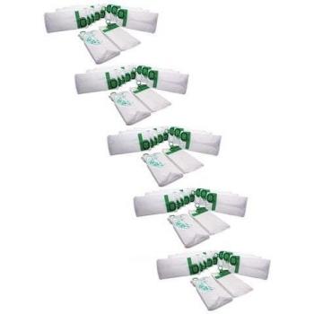Vorwerk FP140/150 Compatible Microfleece Vacuum Cleaner Bags - 50 Count