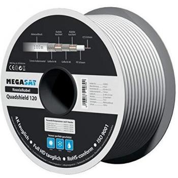 MEGASAT 100093 - Coaxial Cable Ø 7.0 mm, 110dB, 100m