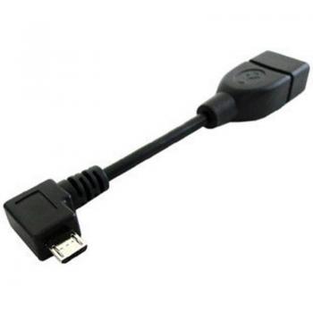 Micro USB OTG Cable Adapter - Right Angle Female to Male