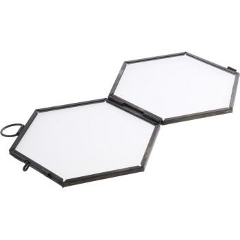 Metal Hexagon Keepsake Picture Frame 8.8x8.5cm