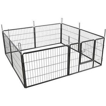 Cage enclos pour animaux de compagnie 163 x 163 cm