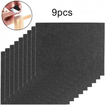 Coussin anti‑dérapant 9 pcs – Feutre auto‑adhésif pour pieds de meubles