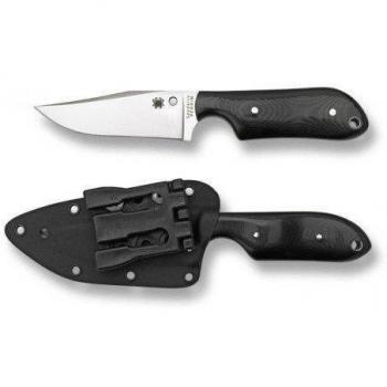 Perrin Street Beat FB15P de Spyderco – Cuchillo Deportivo Negro