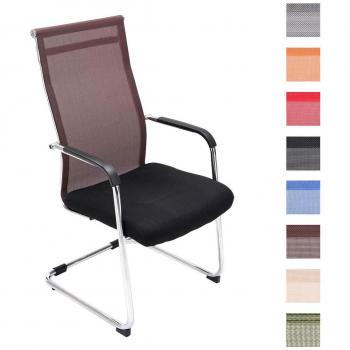 Chaise Cantilever CLP Brenda Accoudoirs Marron Intérieur